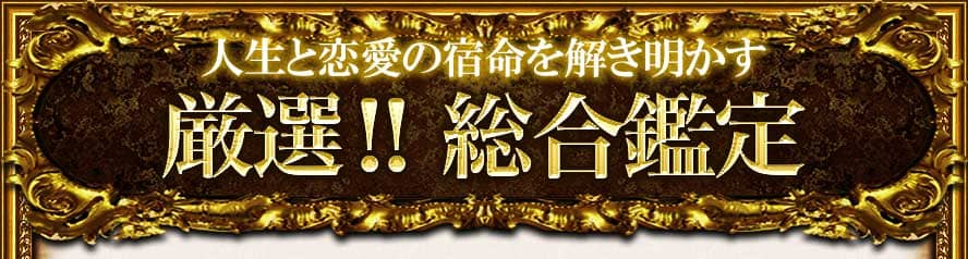 人生と恋愛の宿命を解き明かす　厳選！！総合鑑定